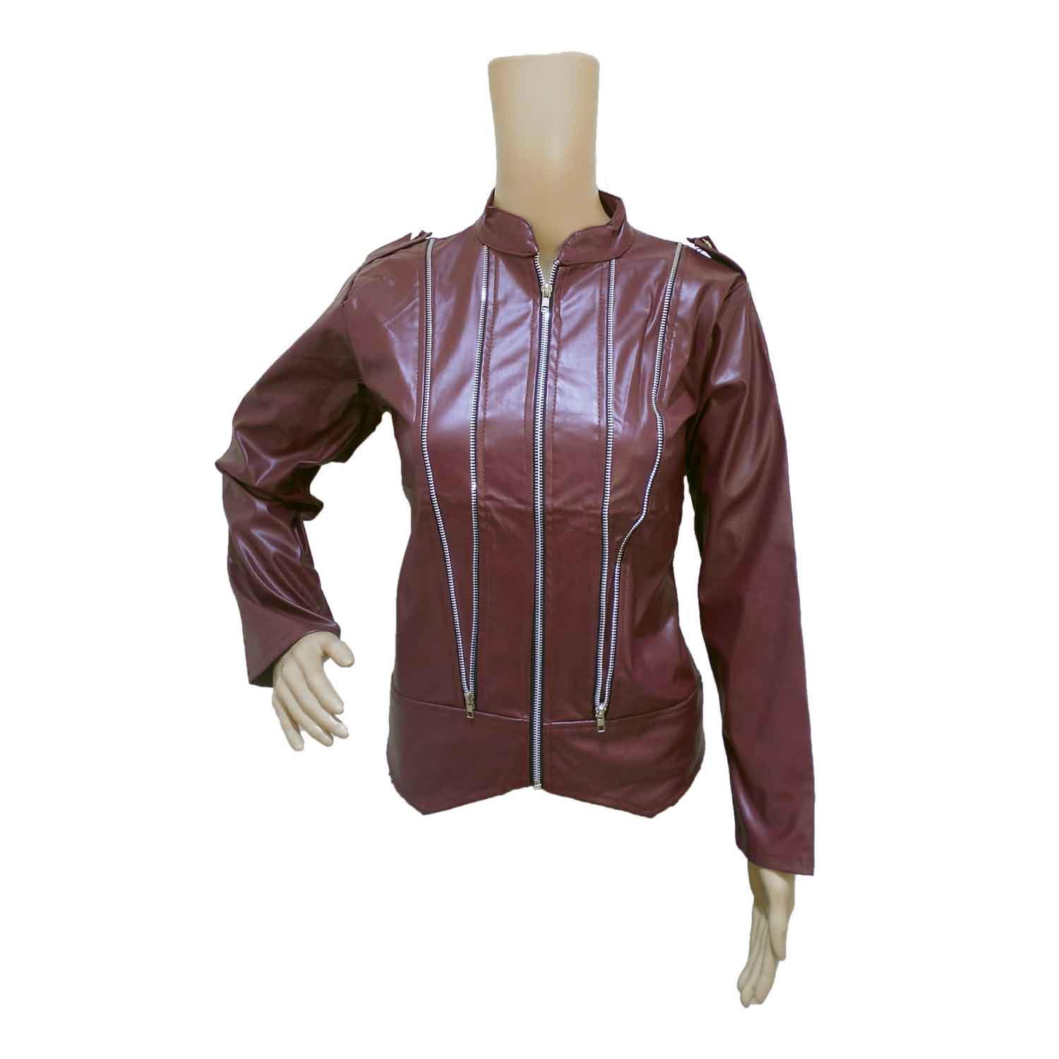 LADIE'S JACKET -1 WINE FREE SIZE