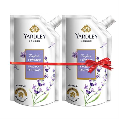  Yardley London English Lavender Hand wash Pouch, 750ml(Pack of 2)