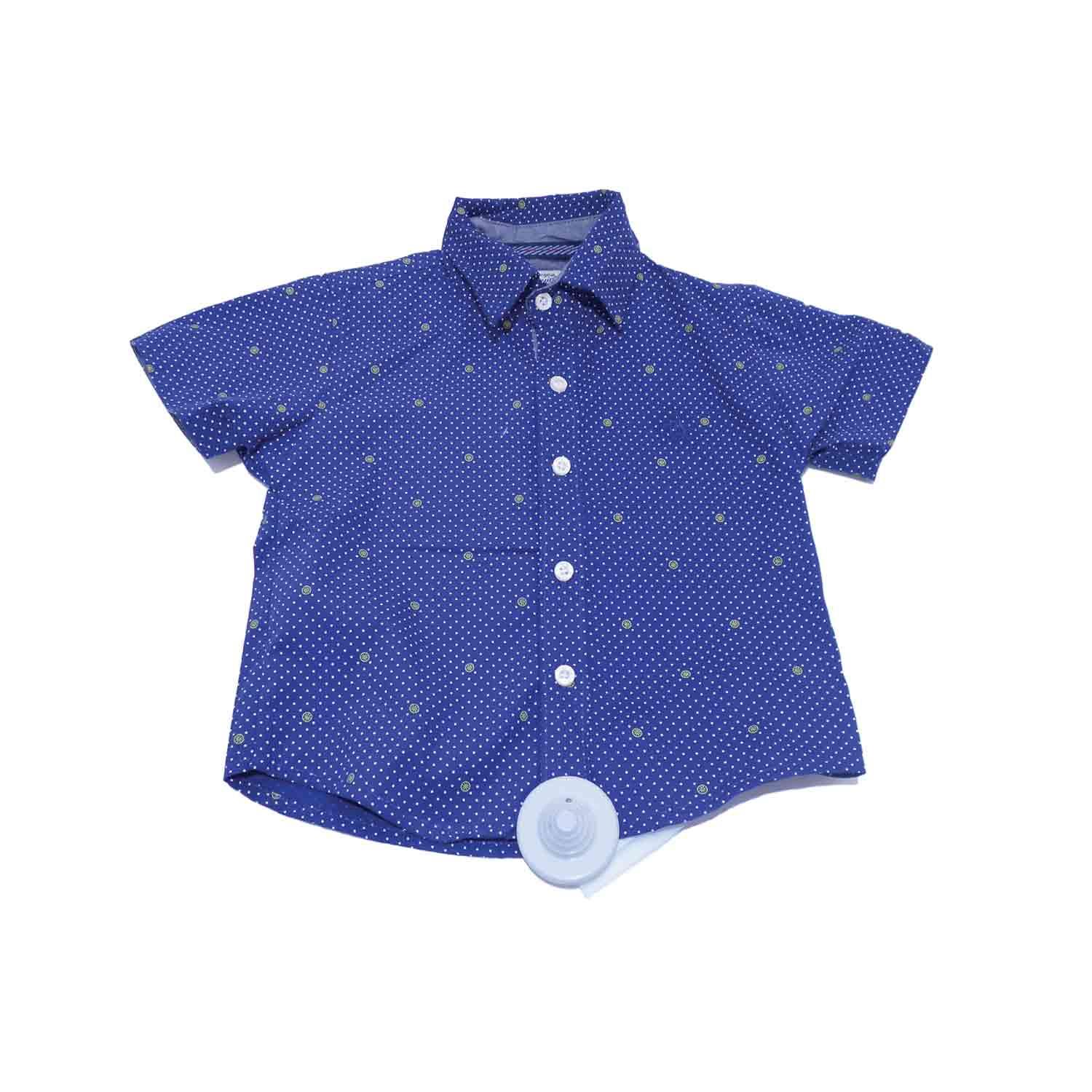 PENGUIN HALF SLEEVE SHIRT BLUE 24 M