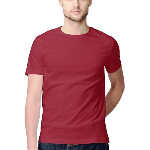 OMM MENS T-SHIRT MAROON SIZE-M