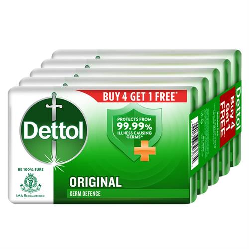 DETTOL ORIGINAL SOAP 5*100GM