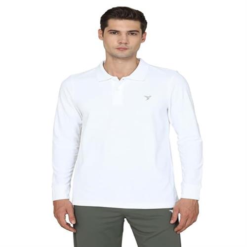 OTB MENS T-SHIRT FULL SLEEV WHITE-L