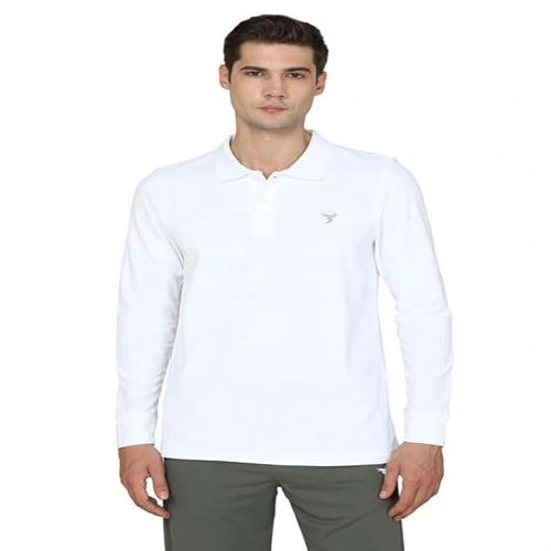 OTB MENS T-SHIRT FULL SLEEV WHITE-L