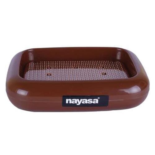 NAYASA LUMINA SOAP CASE BROWN 1PCS