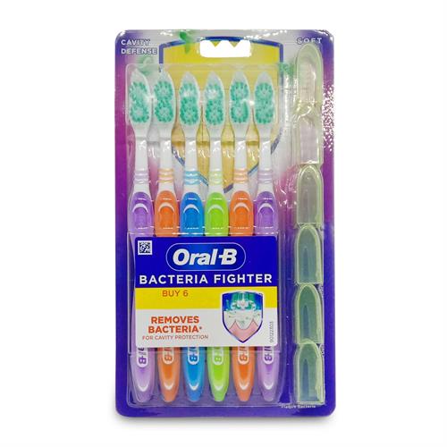 ORAL-B CAVITY DEF T\B 6PK