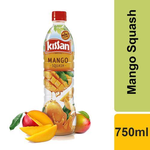 KISSAN JUICY MANGO SQUASH 750ML