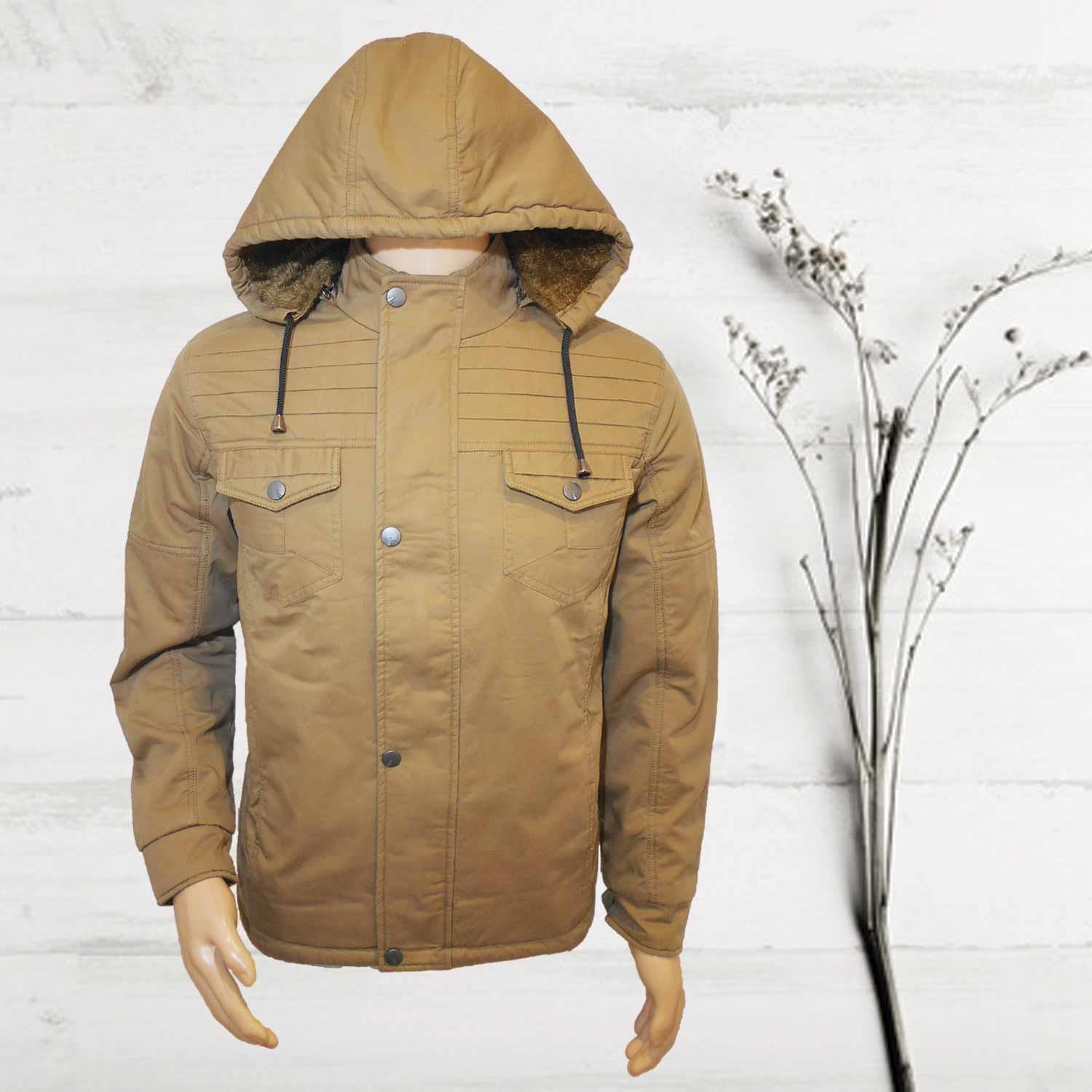 MENS JACKET BABA 2 KHAKHI SIZE-M
