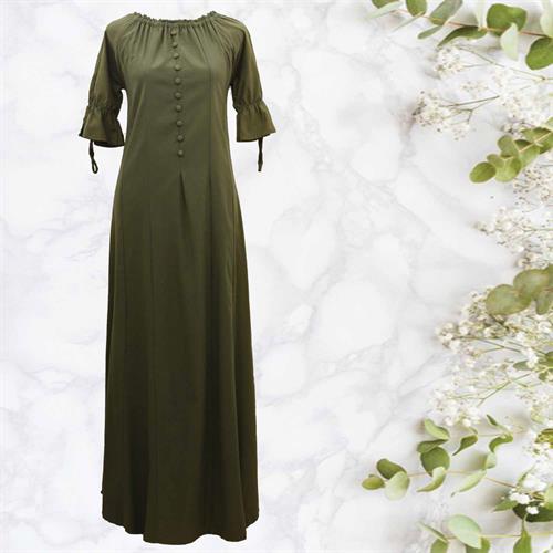  DESTINY LONG GOWN - OLIVE - XXL