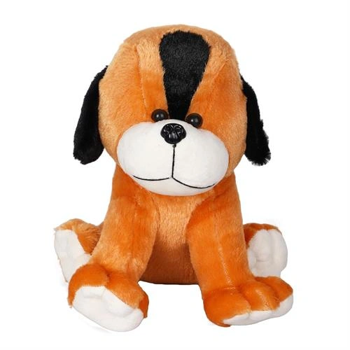 SOFT TOYS - DOG (LIGHT BROWN)
