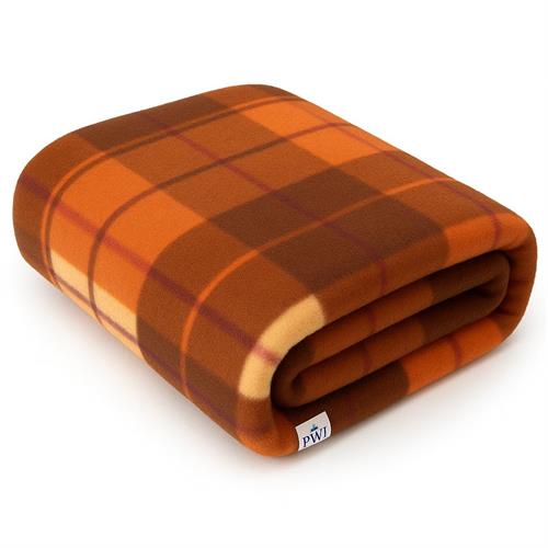 SUPER SOFT BROWN CHEKS PRINTED KING SIZE