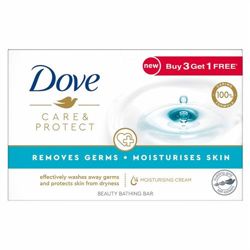 DOVE CARE & PROTECT SOAP 3*100GM