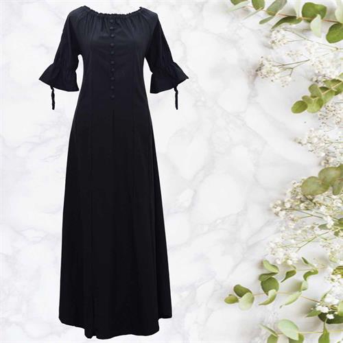  DESTINY LONG GOWN - BLACK - XXL