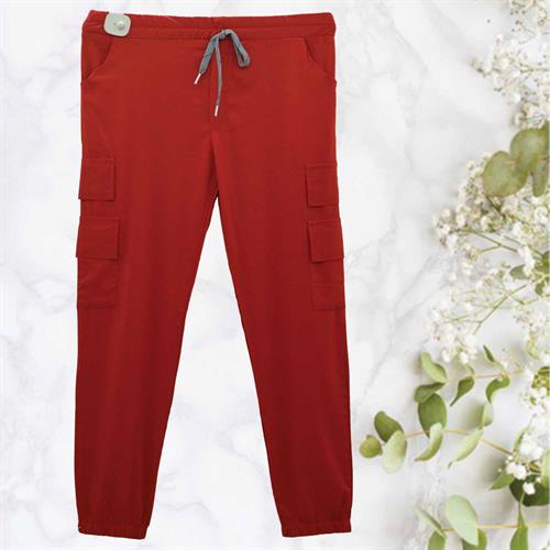 TROUSER - PLAZO PARIS - RED -XL