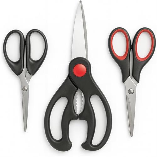 BLACK SCISSORS 3 PCS SET