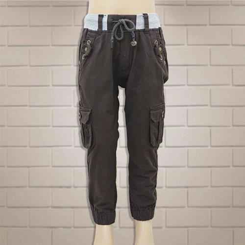 KIDS OVS 72D TROUSER PANT BROWN- 4 Y