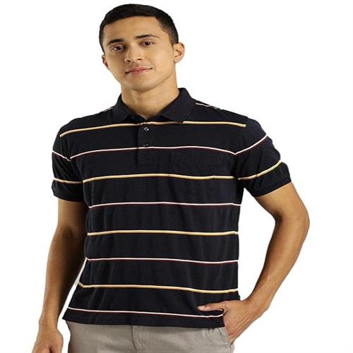 OTB MENS T-SHIRT NAVY BLUE - L