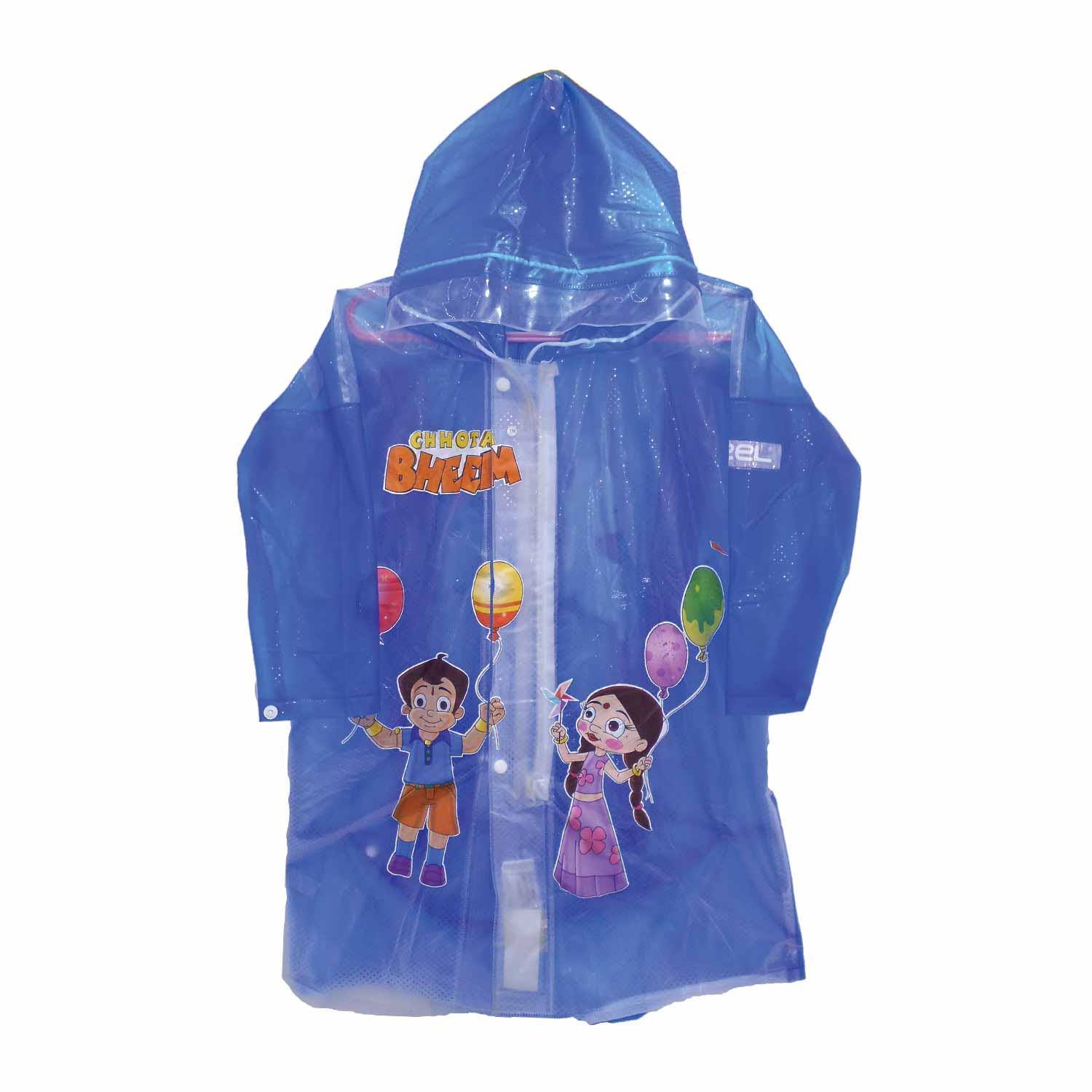 KIDS RAIN COAT CHHOTA BHIM BALOON BLUE