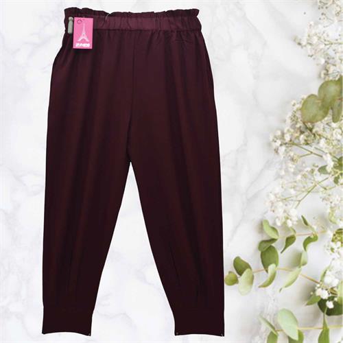 PLAZO PARIS - MAROON - FREE SIZE