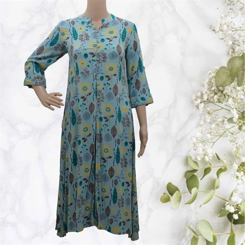SHREE LONG KURTA SEA GREEN- S