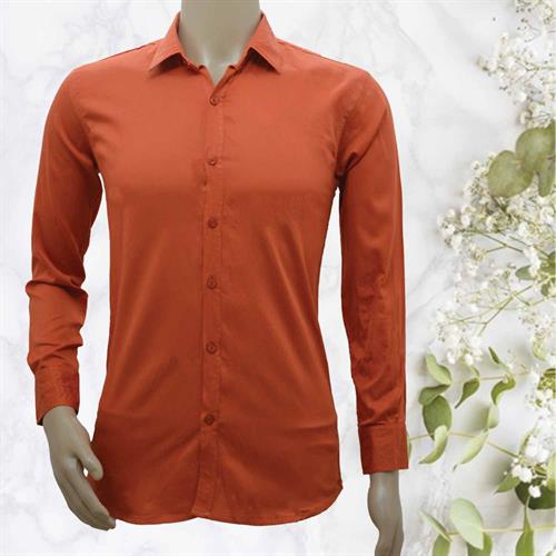 DELTA CASUAL SHIRT ORANGE- M