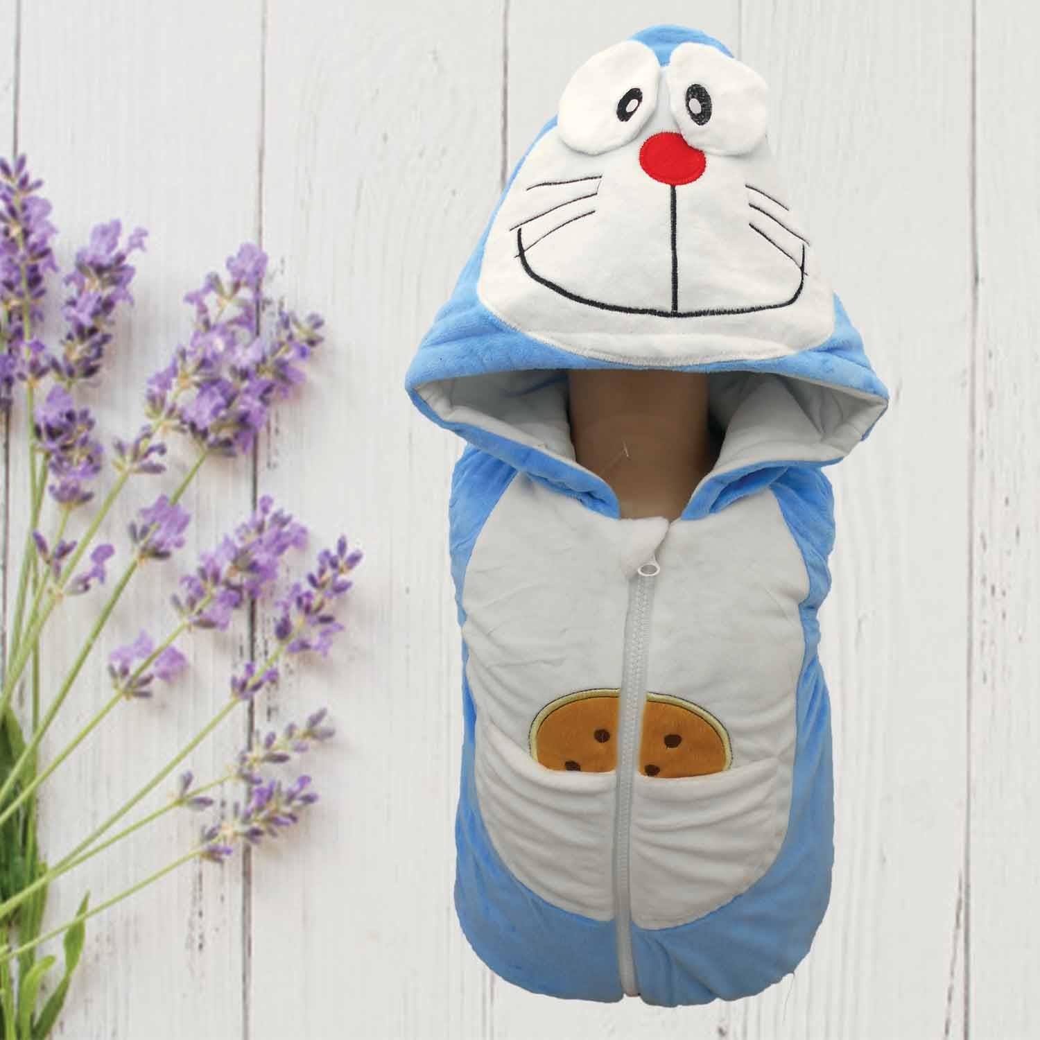 KIDS JACKET-5 TENGOL DOREMON WHITE-BLUE