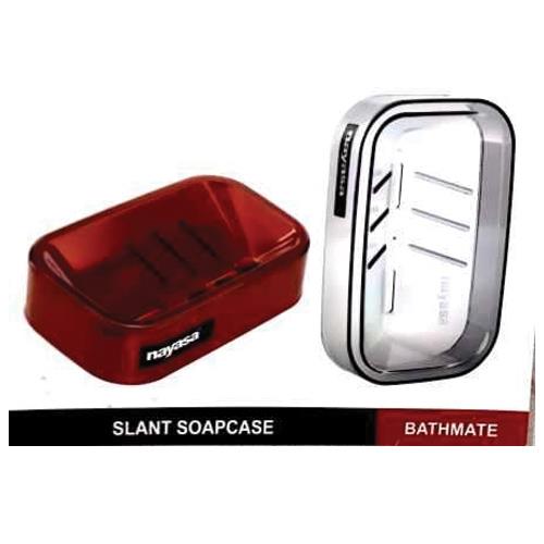 NAYASA SLANT SOAP CASE GREY 1PCS