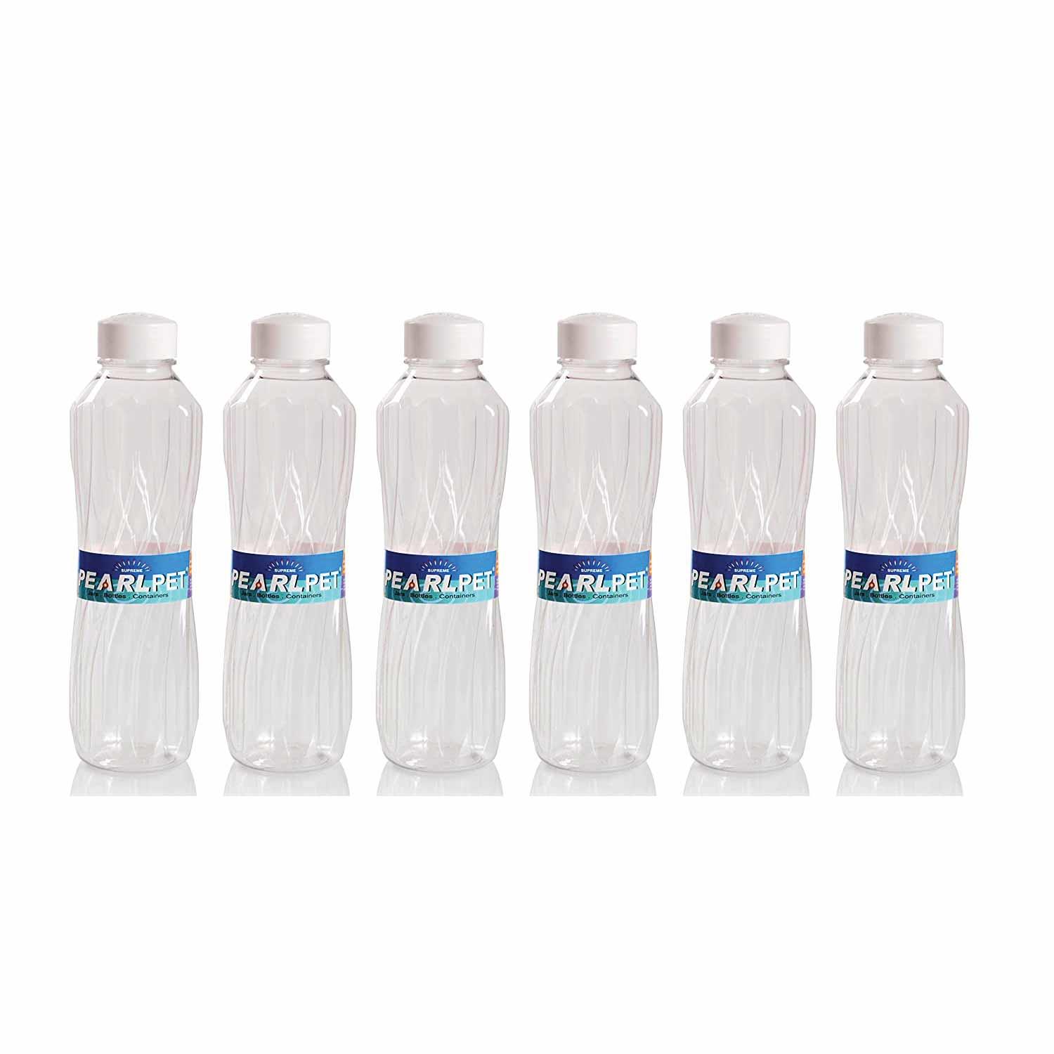 PEARLPET MULTI USE BOTTLES TRANSPARENT SET OF 6