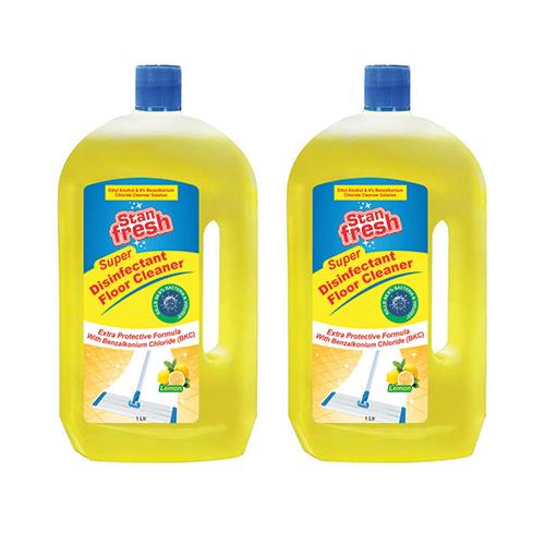 Stanfresh Super Disinfectant Floor Cleaner - Lemon 1ltr Buy1-Get1