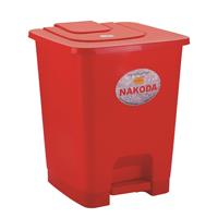 NAKODA MODERN SQUARE PLASTIC PEDAL DUSTBIN 20LTR