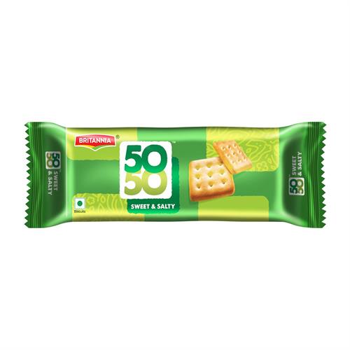 BRITANNIA 50-50 SWEET $ SALTY 60GM