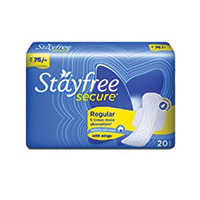 STAYFREE SECURE WINGS SANITARY PAD 20PAD