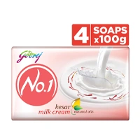 GODREJ NO 1 SAFFRON MILK 4*100GM