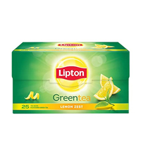 LIPTON GREEN TEA LEMON ZEST 25BAG