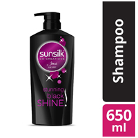 SUNSILK BLACK SHINE SHAMPOO 650ML