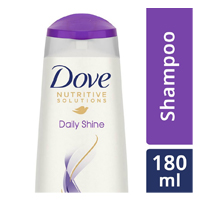 DOVE DAILY SHINE SHAMPOO 180ML