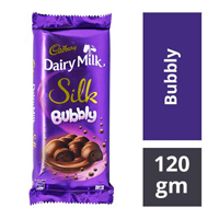 CADBURY DAIRY MILK SILK BUBBLY 120GM