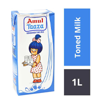 AMUL TAAZA MILK 1LTR