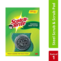 SCTOCH BRITE STAINLESS STEEL SCRUB