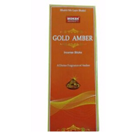 MOKSH GOLD AMBER AGARBATTI 80GM