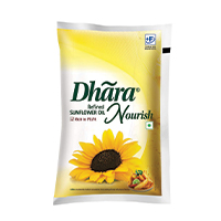 DHARA HEALTH SUNFLOWER OIL POUCH 1LTR