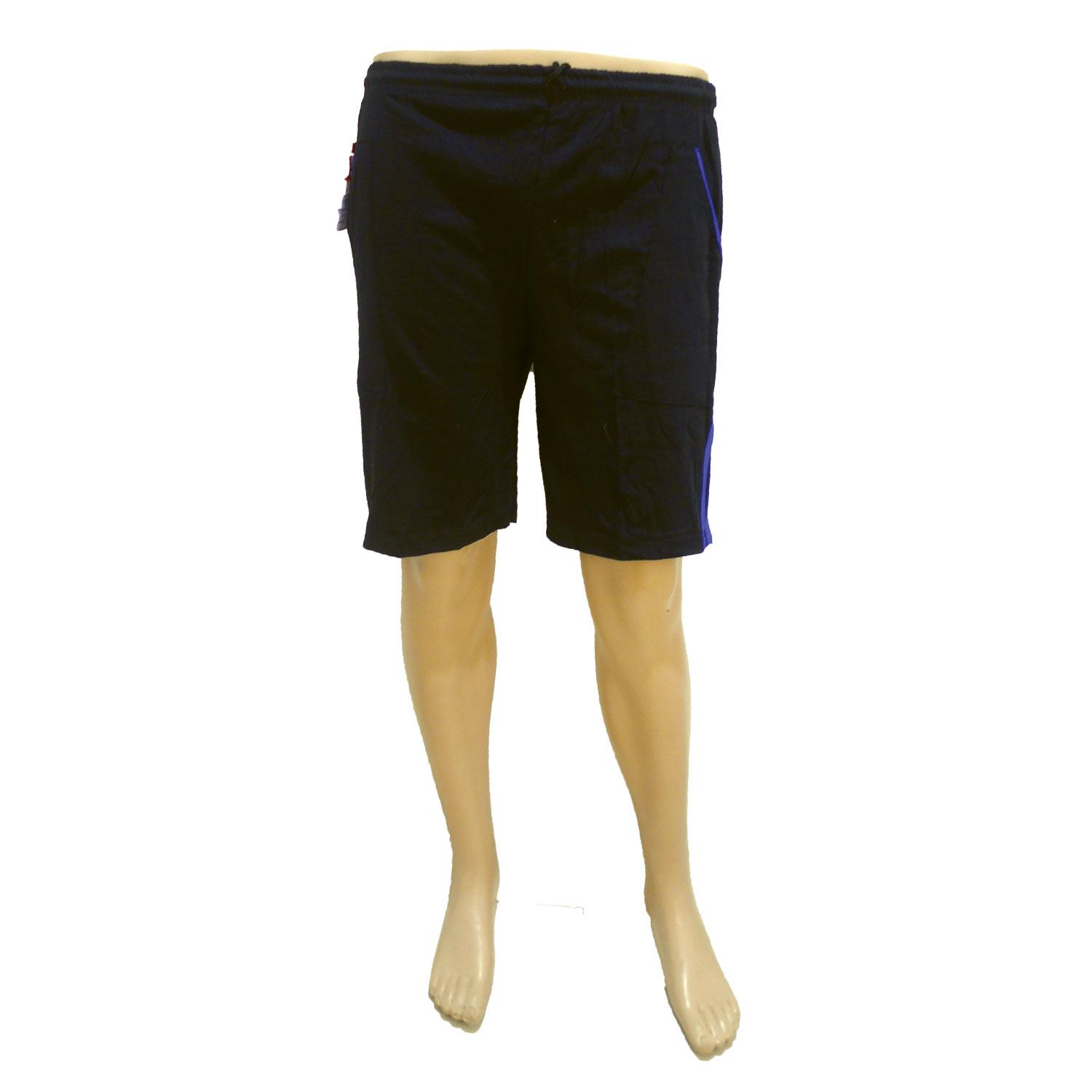 MEN'S GANGA BARMUNDA BLACK WITH BLUE STRIPE FREE SIZE