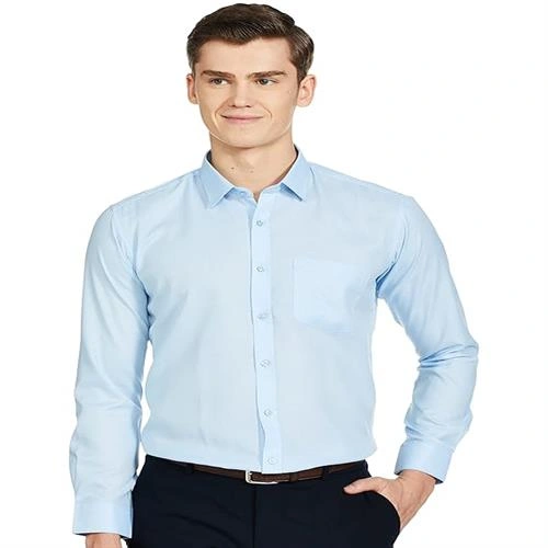 VINTAGE MENS SHIRT SKY BLUE - XL