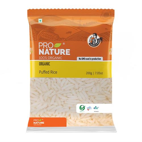 PRO NATURE ORGANIC PUFFED RICE 200 GM