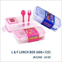 BHAWANI PLASTIC LOCK & FIT LUNCH BOX (600+125) 1PC