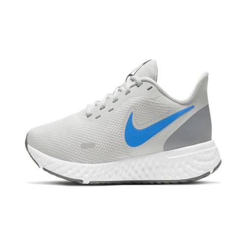 NIKE REVOLUTION LIGHT GREY/BLUE SIZE 10