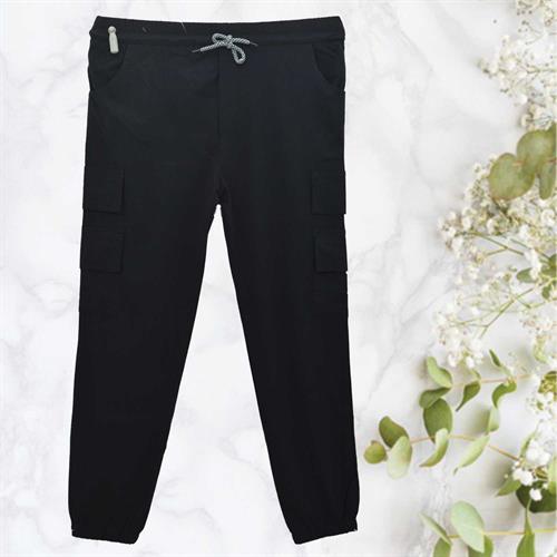 TROUSER - PLAZO PARIS - BLACK -XL