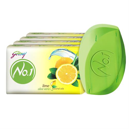 GODREJ NO 1 LIME&ALOEVERA 4*75GM