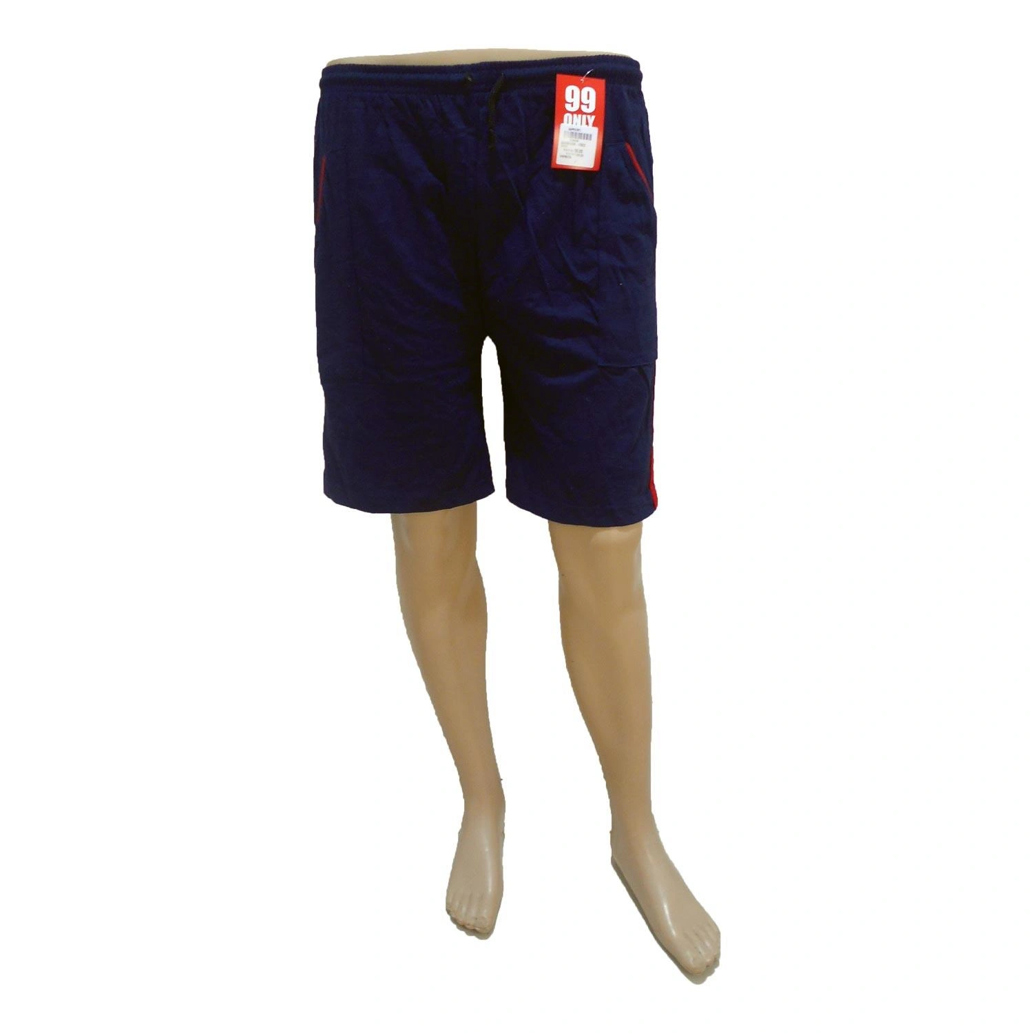MEN'S GANGA BARMUNDA BLUE WITH RED STRIPE FREE SIZE