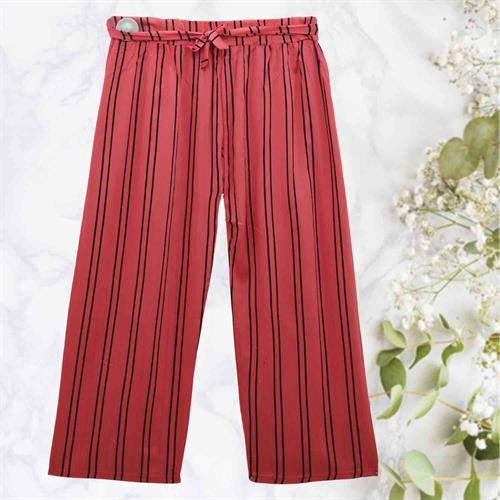 PLAZO PARIS - PINK STRIPED - XL