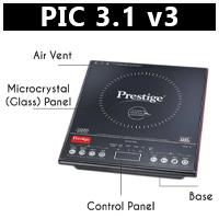PRESTIGE INDUCTION COOKTOP PIC 3.1 V3